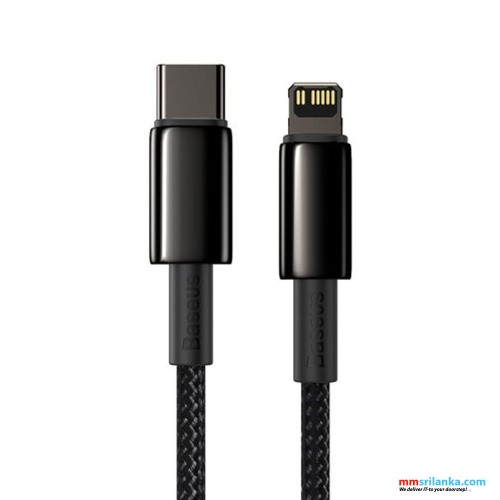 Baseus Tungsten Gold Fast Charging Data Cable Type-C to Type-C  100W 1m